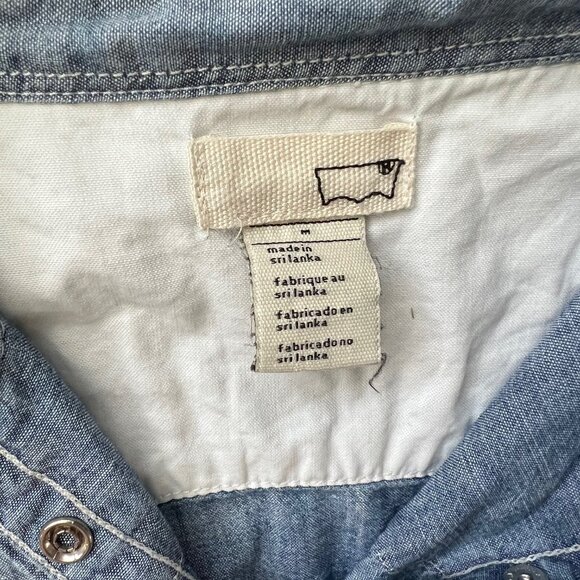 Levi's Western Denim button/snap shirt - Picture 3 of 5